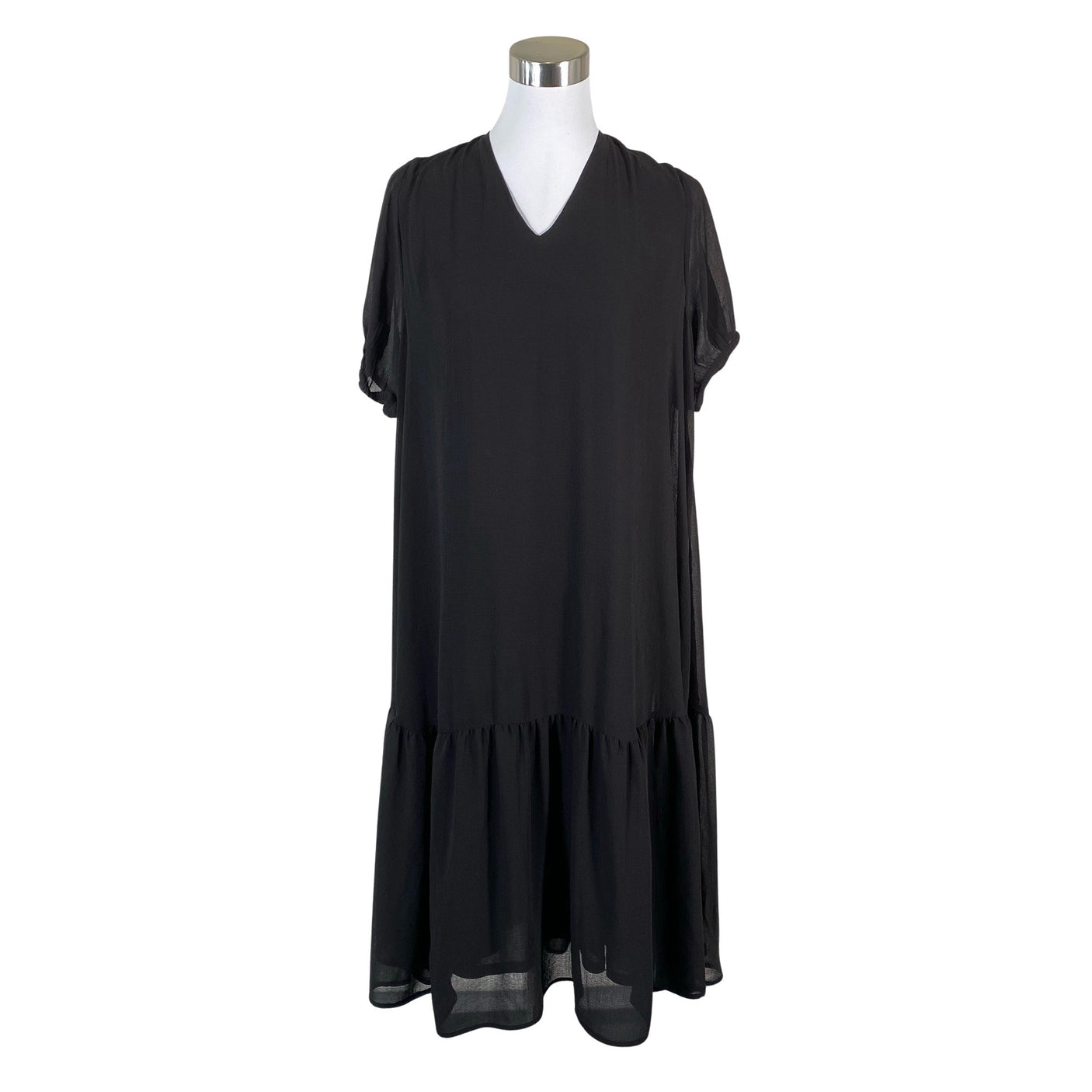 Unisex Selected - Õhuke kleit, suurus 38 - Must (1)