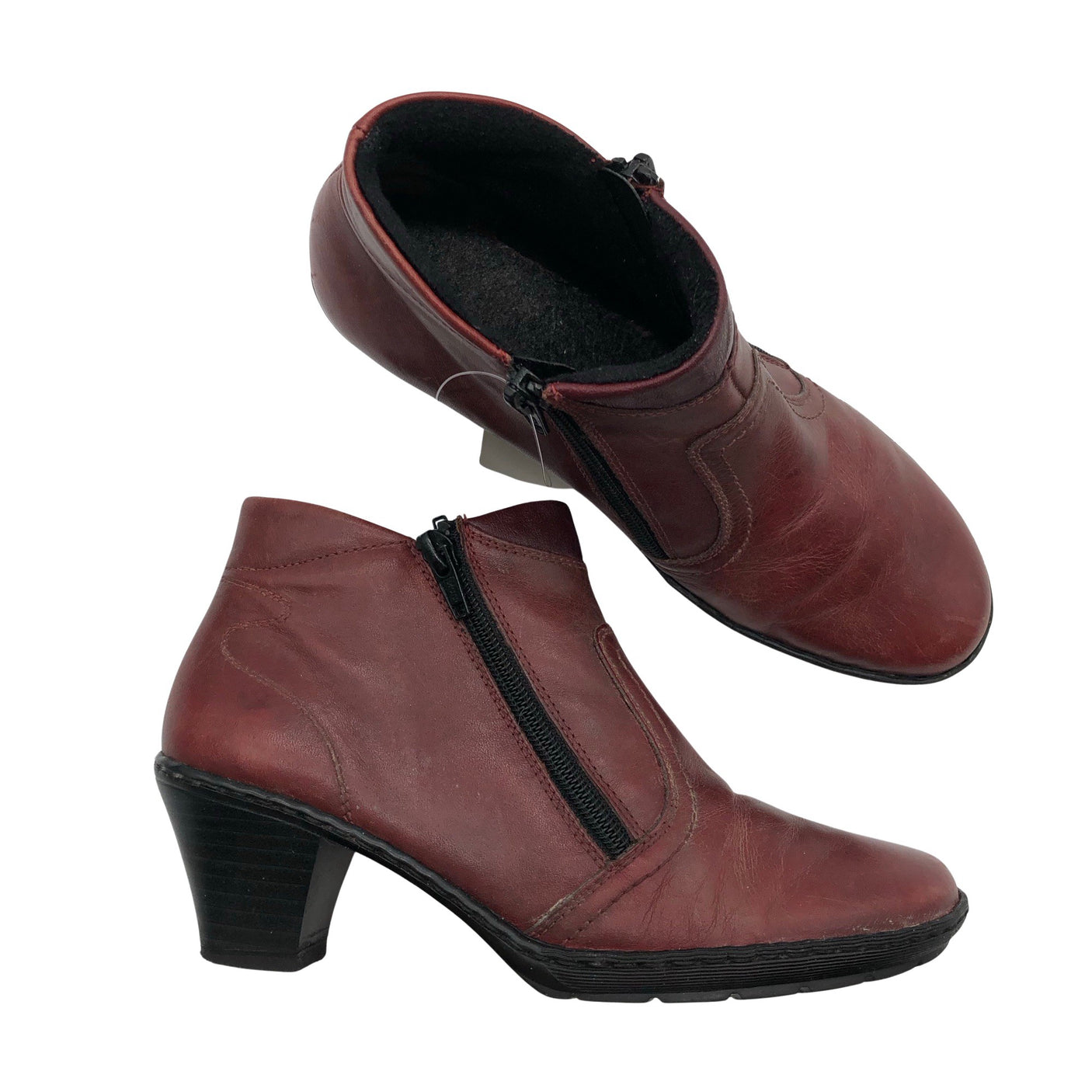Unisex Rieker - Poolsaapad, suurus 37 - Veinipunane (1)