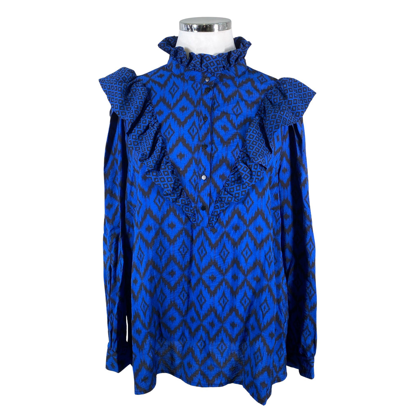 Unisex Zizzi - Pluus, suurus 46 - Sinine (1)