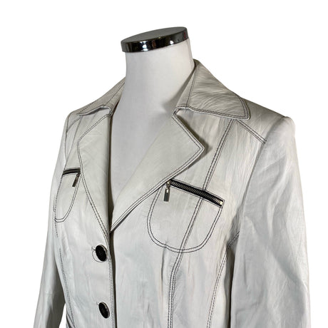 Unisex Gerry Weber - Nahktagi, suurus 46 - Valge (2)