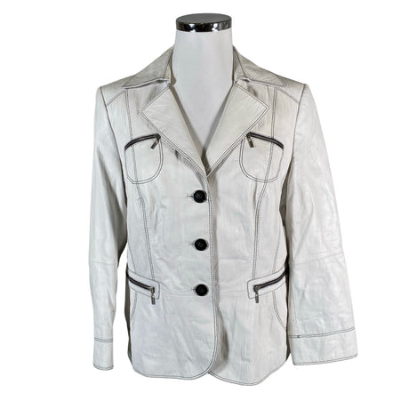 Unisex Gerry Weber - Nahktagi, suurus 46 - Valge ()