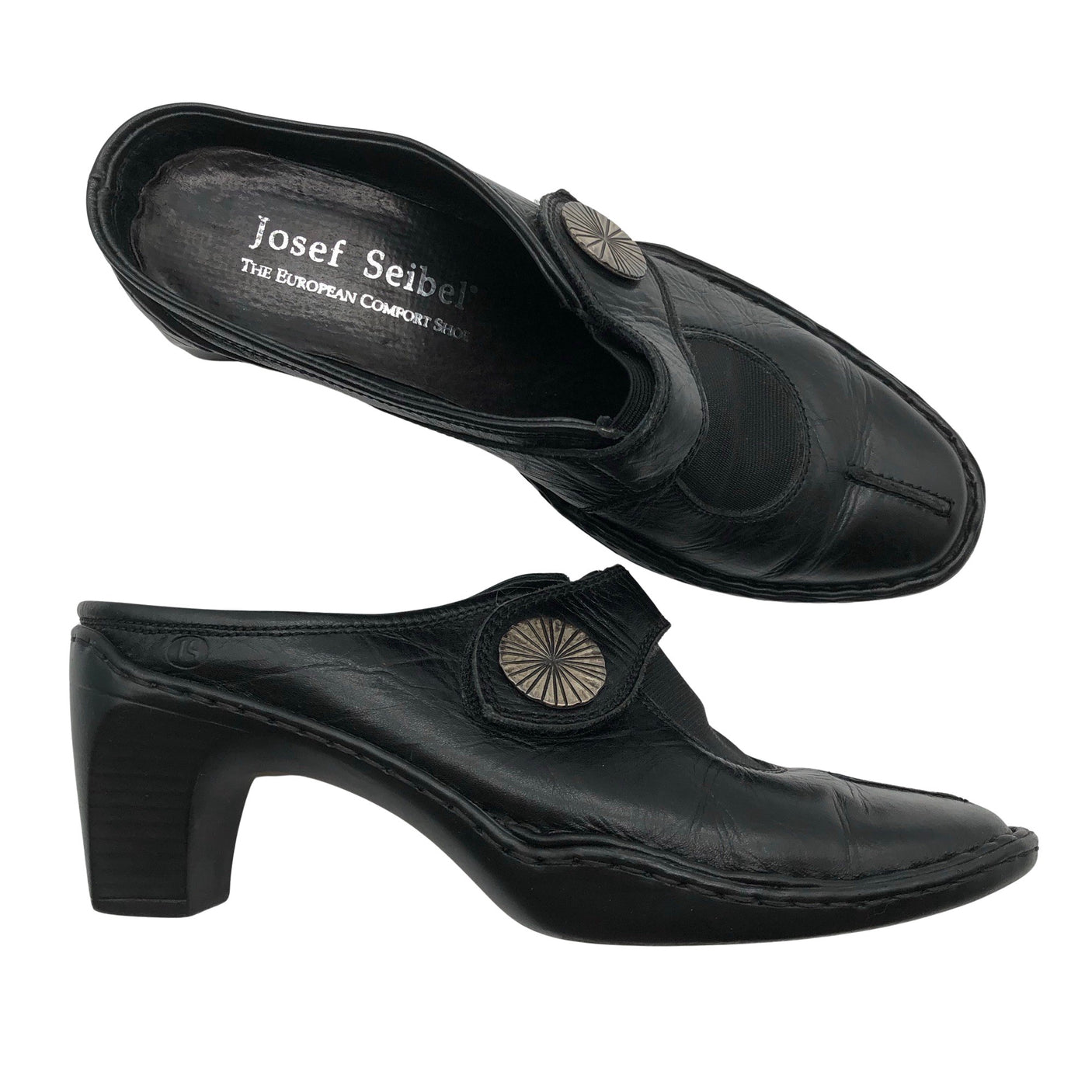 Unisex Josef Seibel - Lahtise kannaga jalanõud, suurus 37 - Must (1)