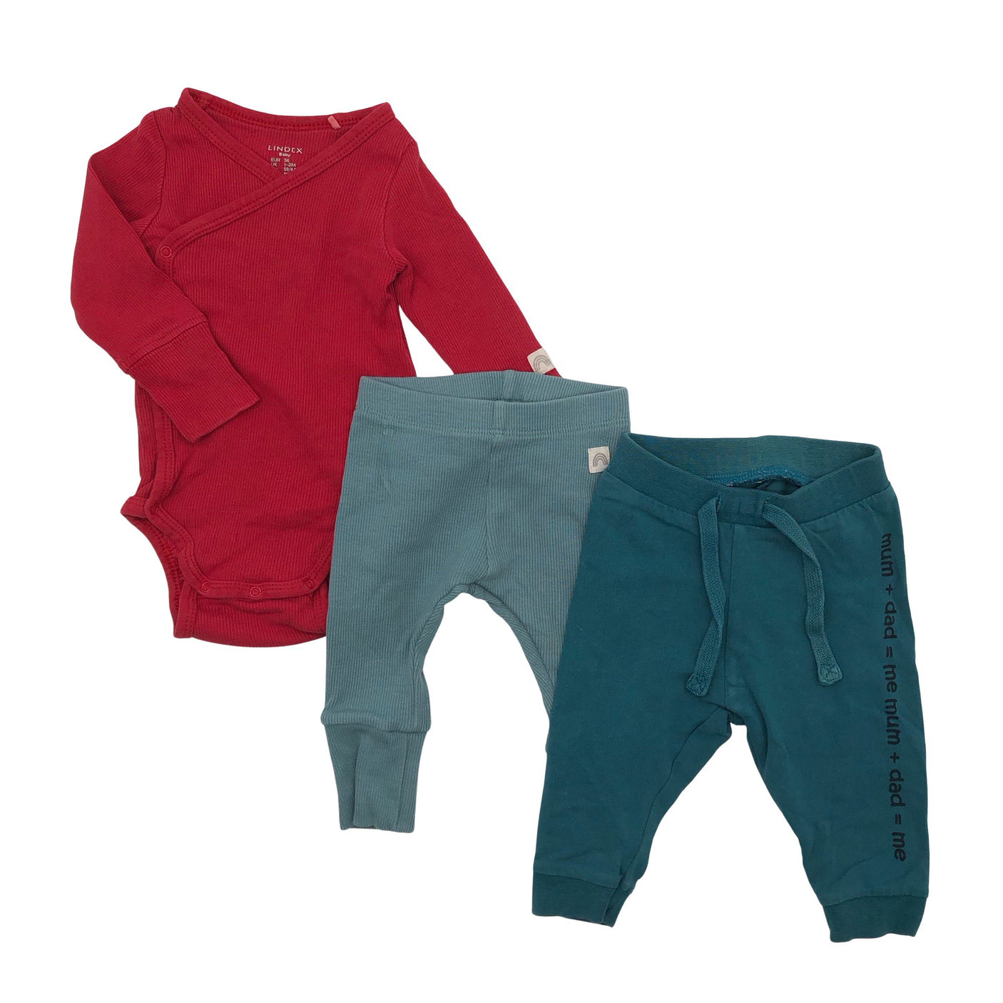 Unisex Lindex - Hõlmikbodi, suurus 50 - 56 - Punane (1)