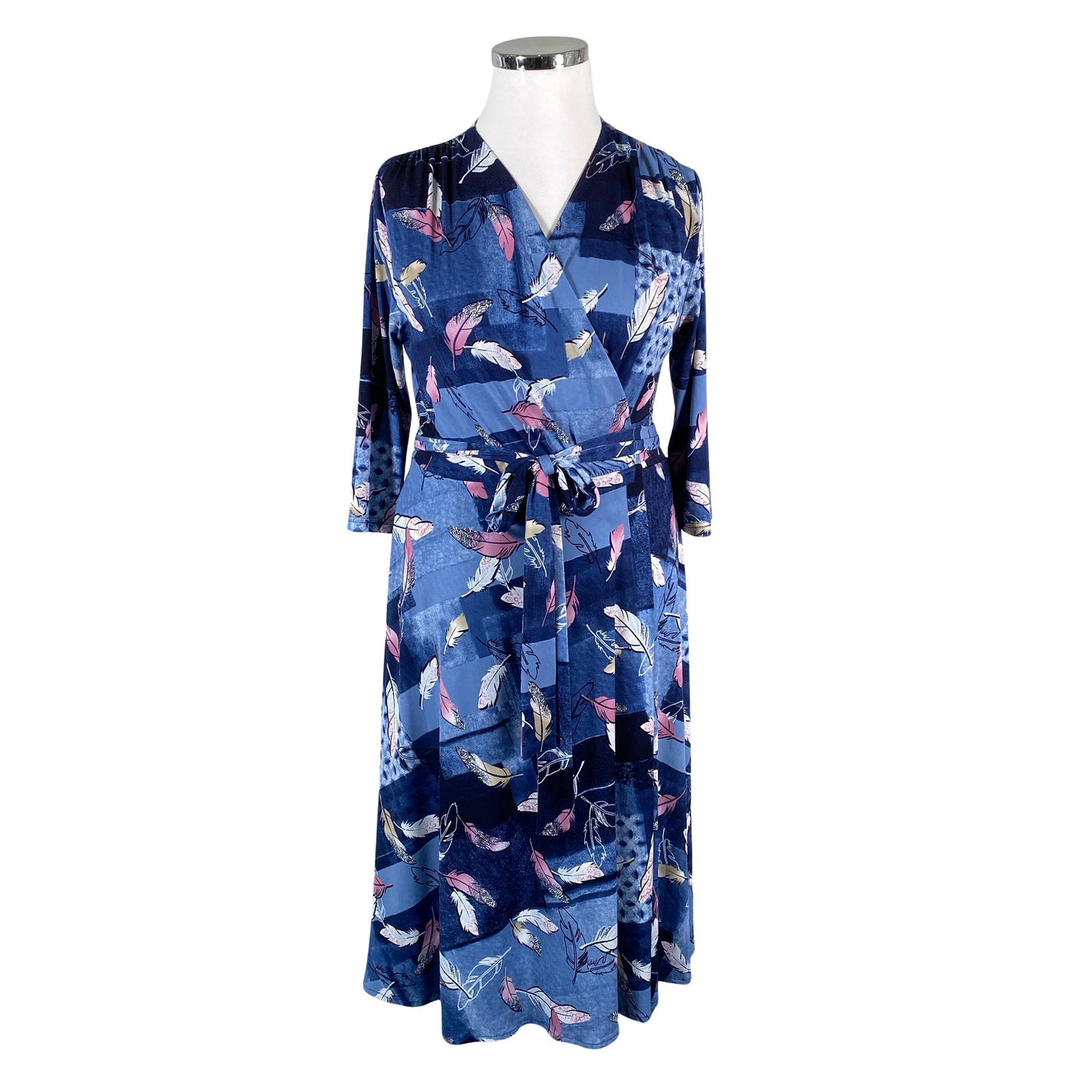 Unisex Donna Nordica - Trikotaažist kleit, suurus 42 - Sinine (1)