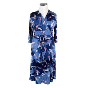 Unisex Donna Nordica - Trikotaažist kleit, suurus 42 - Sinine (1)