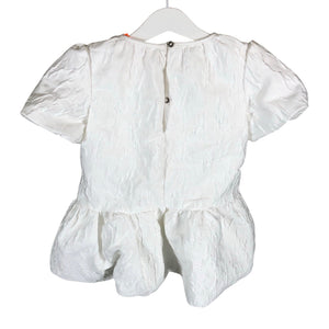 Unisex River Island - Lühikeste käistega pluus, suurus 86 - 92 - Valge (2)
