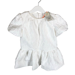 Unisex River Island - Lühikeste käistega pluus, suurus 86 - 92 - Valge (1)