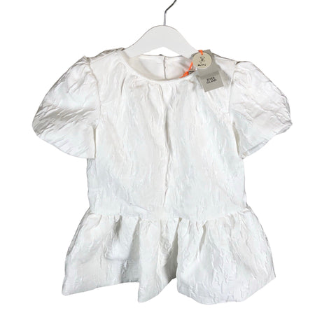 Unisex River Island - Lühikeste käistega pluus, suurus 86 - 92 - Valge ()