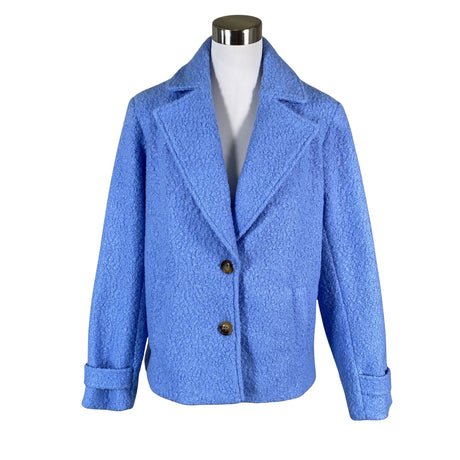 Unisex Kaffe - Villane mantel, suurus 38 - Helesinine ()