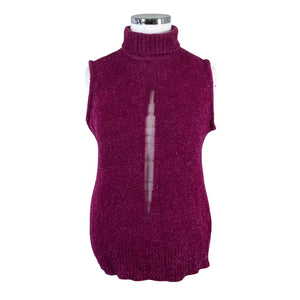 Unisex La Perla - Kampsun, suurus 44 - Veinipunane (1)