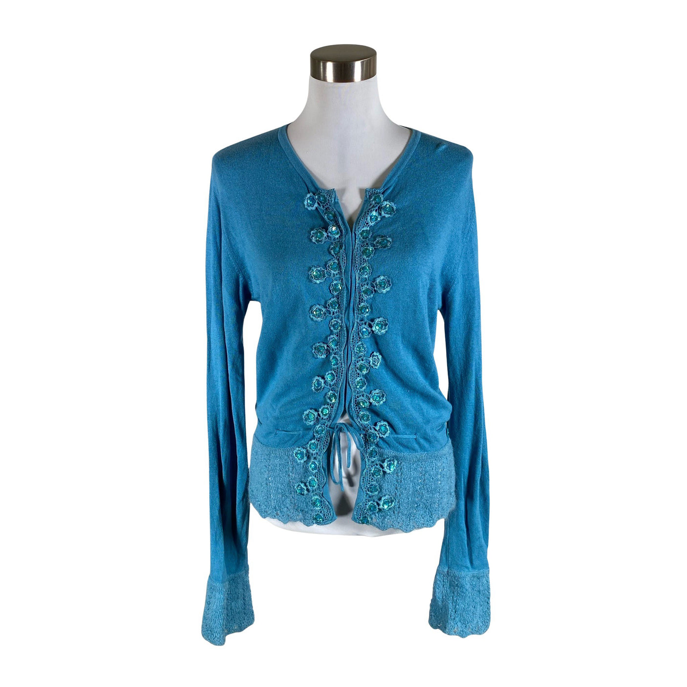 Unisex Claire.dk - Kardigan, suurus 36 - Sinine (1)