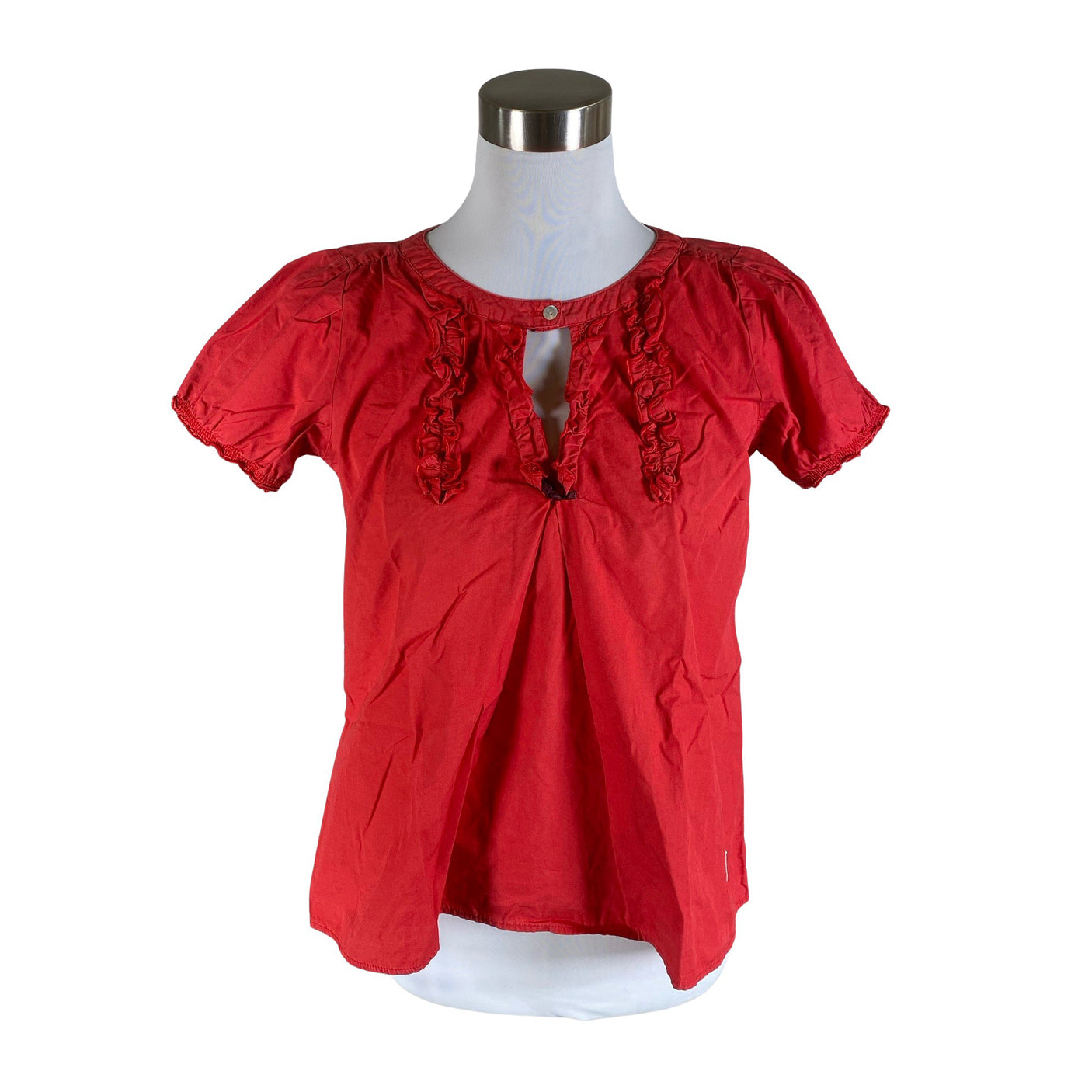 Unisex Odd Molly - Lühikeste käistega pluus, suurus 38 - Punane (1)
