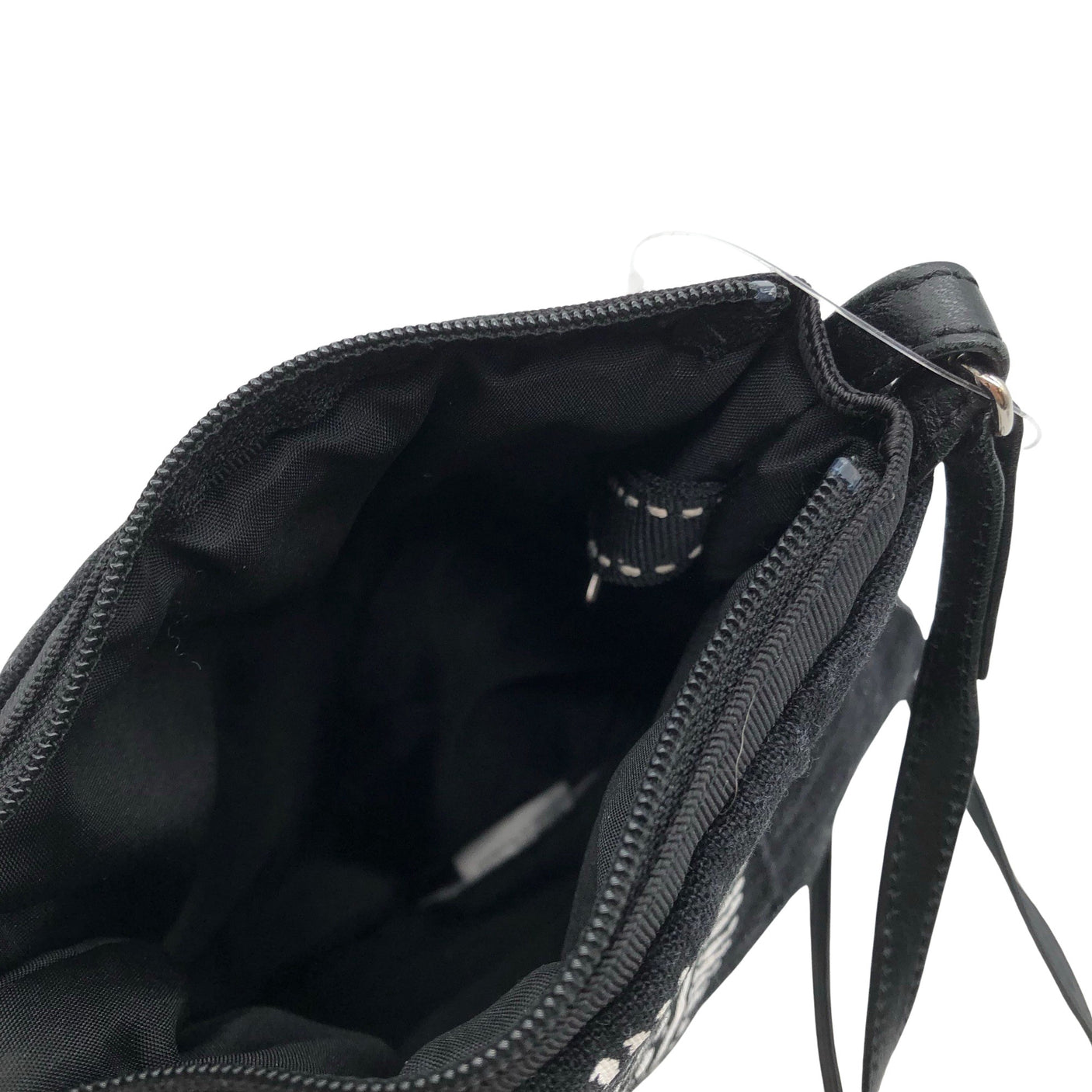 Unisex Riiminka design - Õlakott, suurus Mini - Must (2)