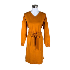 Unisex NOSH - Trikotaažist kleit, suurus 40 - Oranž (1)