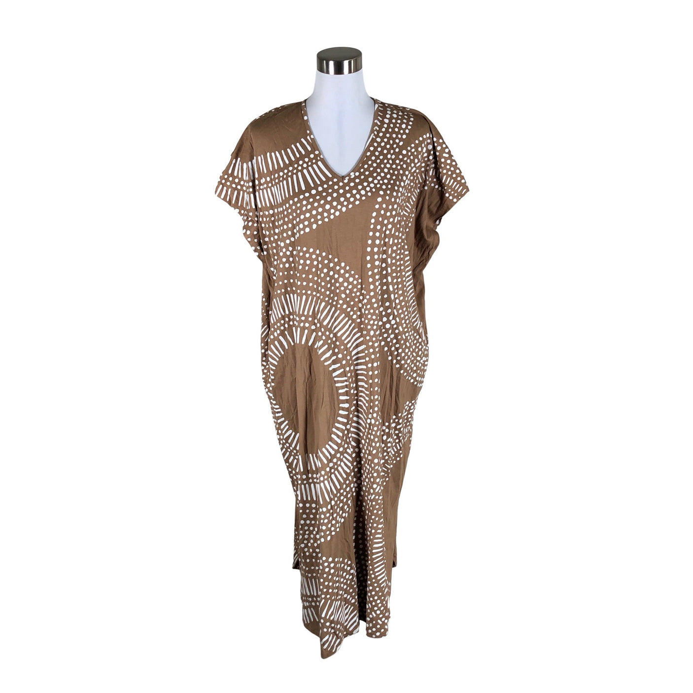 Unisex Nanso - Trikotaažist kleit, suurus 40 - Pruun (1)