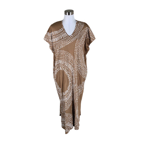Unisex Nanso - Trikotaažist kleit, suurus 40 - Pruun ()