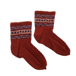 Unisex Handmade - Villased sokid, suurus 39 - Punane (1)