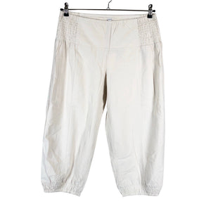 Unisex Soyaconcept - Mittevenivad poolpikad püksid, suurus 42 - Beige (1)