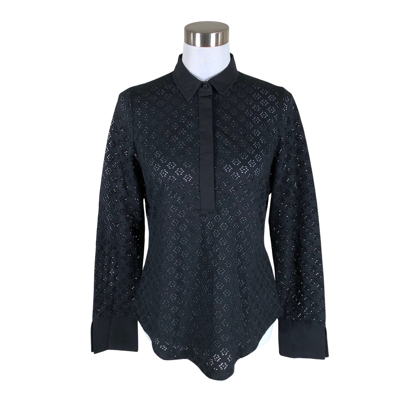 Unisex NOSH - Trikotaažist pluus, suurus 36 - Must (1)