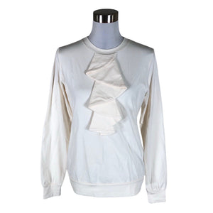 Unisex NOSH - Trikotaažist pluus, suurus 36 - Looduslik valge (1)