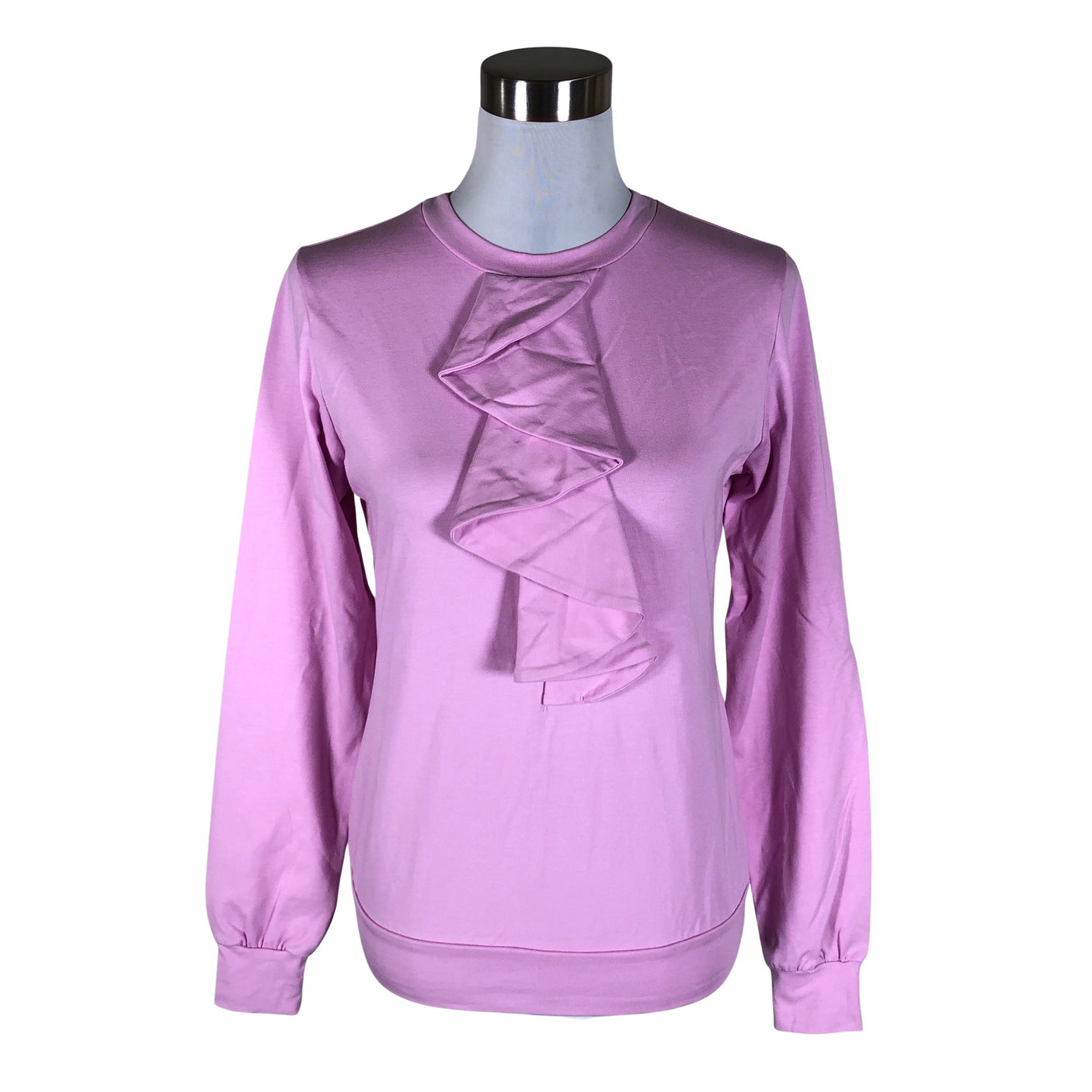 Unisex NOSH - Trikotaažist pluus, suurus 34 - Heleroosa (1)