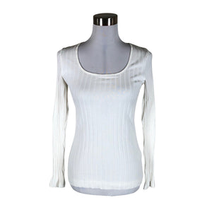 Unisex NOSH - Trikotaažist pluus, suurus 34 - Valge (1)