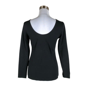 Unisex NOSH - Trikotaažist pluus, suurus 36 - Must (2)