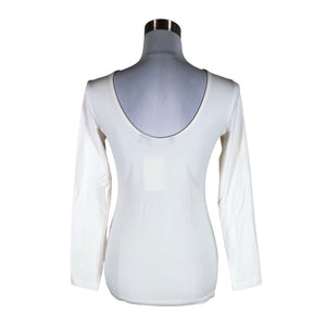 Unisex NOSH - Trikotaažist pluus, suurus 34 - Looduslik valge (2)