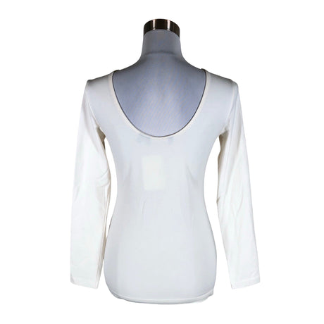 Unisex NOSH - Trikotaažist pluus, suurus 34 - Looduslik valge (2)