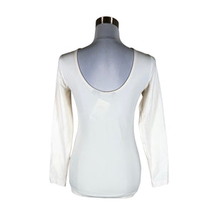 Unisex NOSH - Trikotaažist pluus, suurus 34 - Looduslik valge (2)