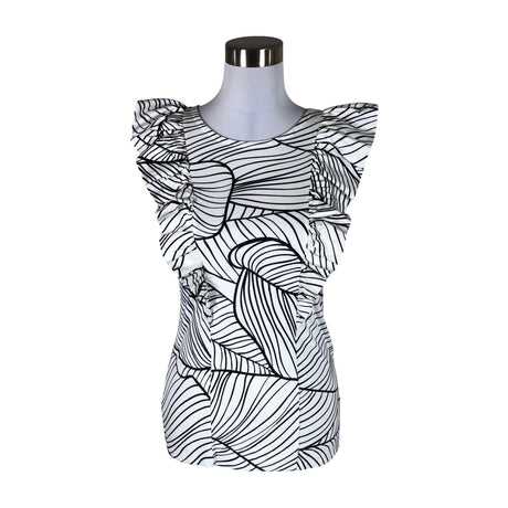 Unisex NOSH - Trikotaažist topp, suurus 34 - Valge ()