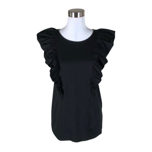 Unisex NOSH - Trikotaažist topp, suurus 40 - Must (1)