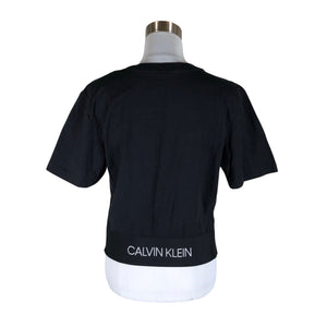 Unisex Calvin Klein - T-särk, suurus 38 - Must (2)