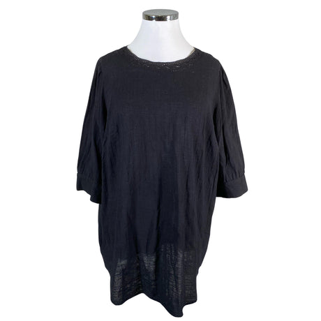 Unisex Zizzi - Mitteveniv tuunika, suurus 46 - Must ()