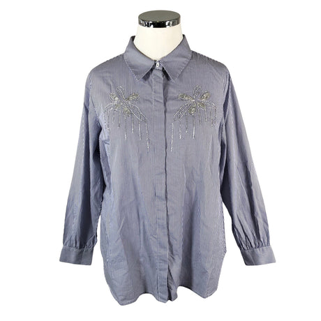 Unisex Zizzi - Pluus, suurus 46 - Sinine ()