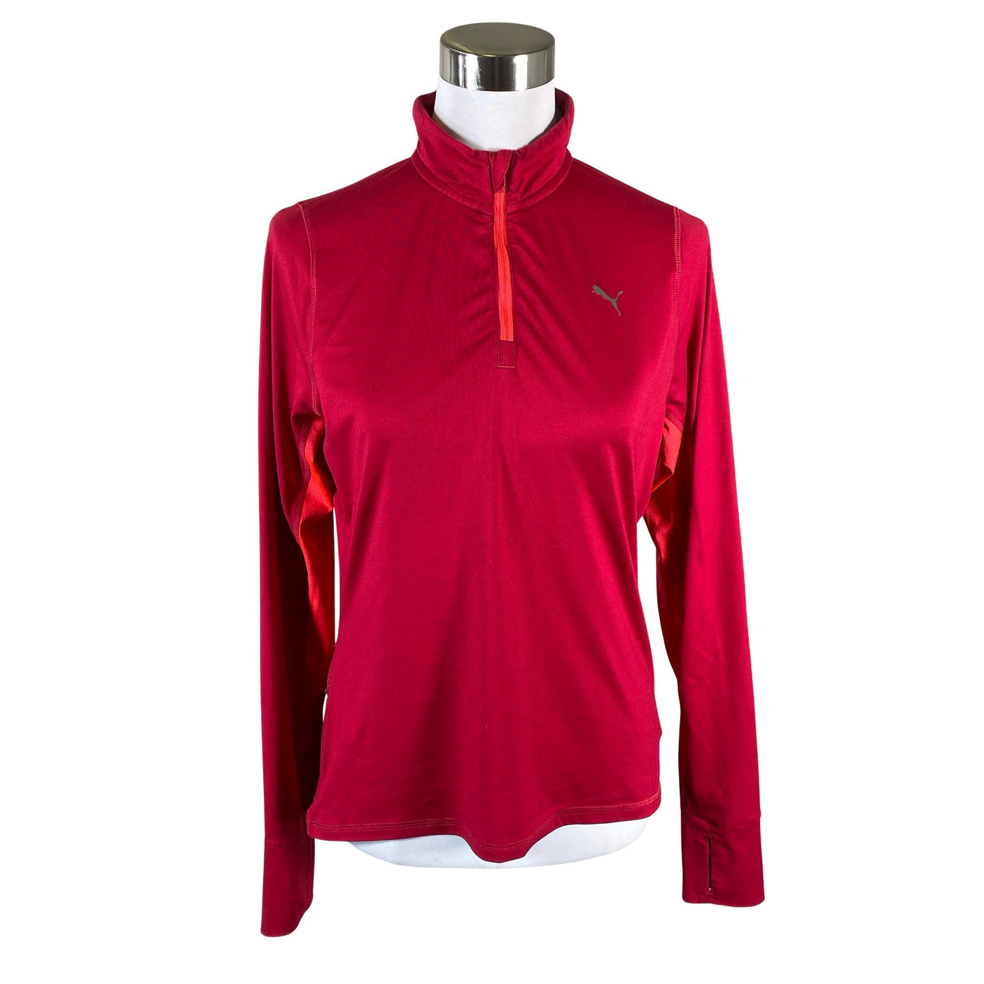 Unisex Puma - Spordisärk, pikad käised, suurus 38 - Veinipunane (1)