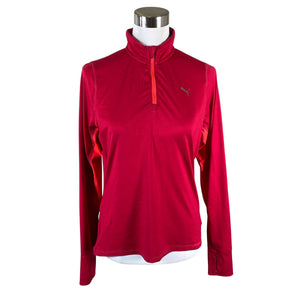 Unisex Puma - Spordisärk, pikad käised, suurus 38 - Veinipunane (1)
