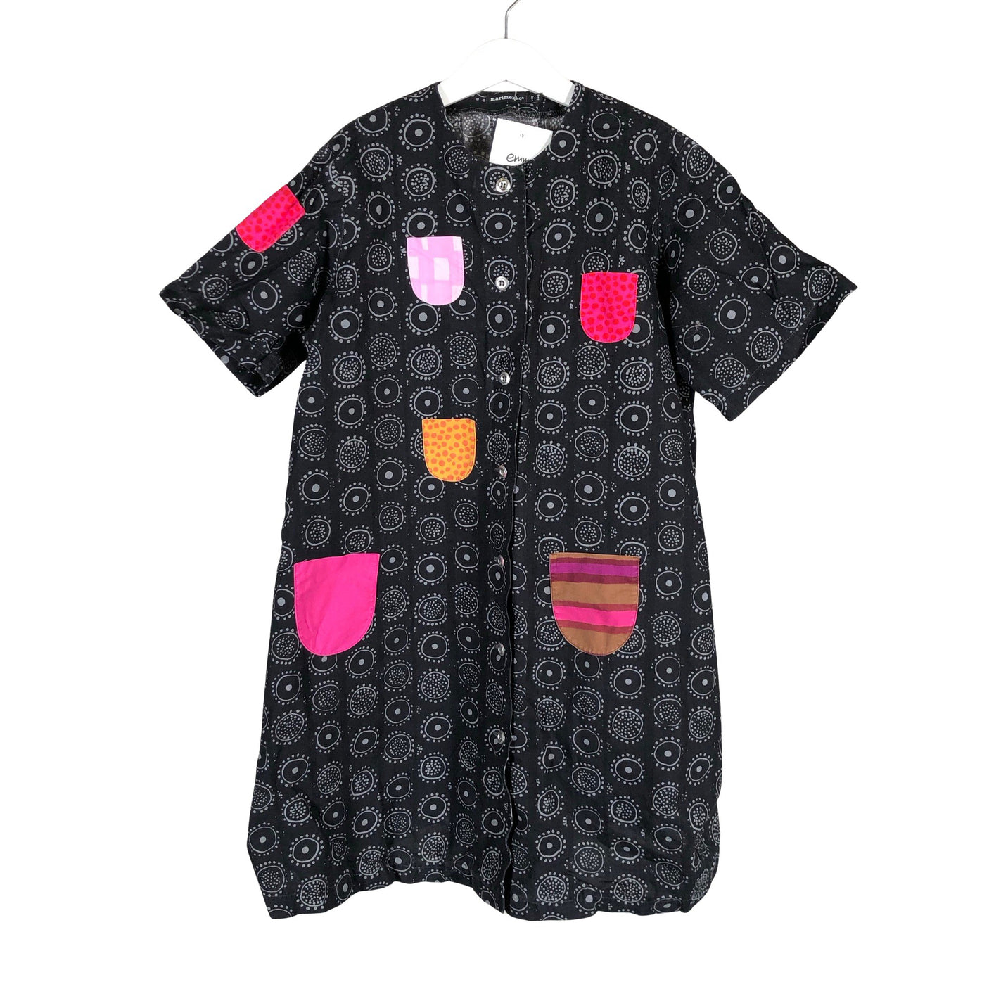 Unisex Marimekko - Mitteveniv kleit, suurus 140 - 146 - Must (1)