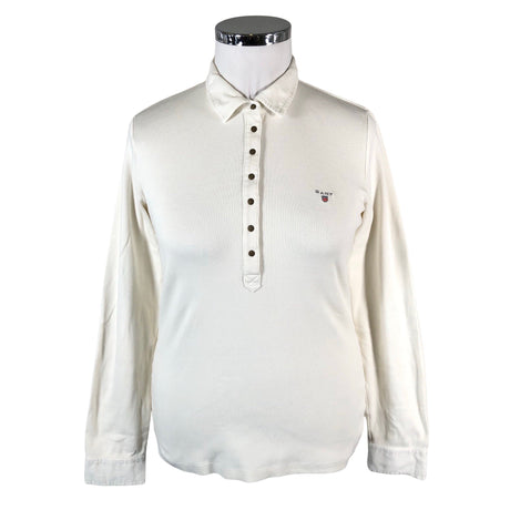 Unisex Gant - Trikotaažist pluus, suurus 42 - Looduslik valge ()
