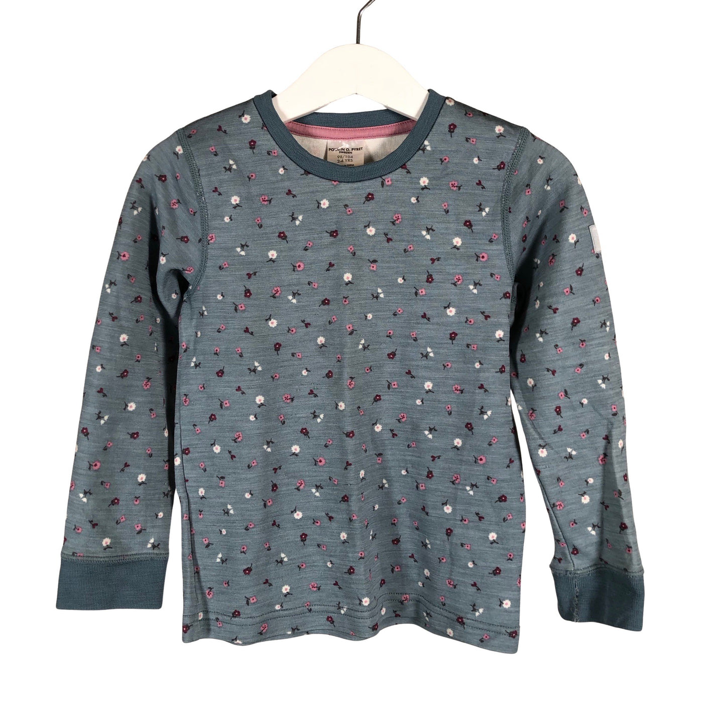 Unisex Polarn O. Pyret - Villane pluus, suurus 98 - 104 - Sinine (1)