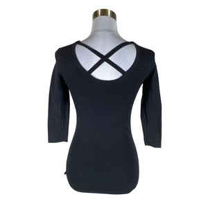Unisex Kaiko - Trikotaažist pluus, suurus 34 - Must (2)