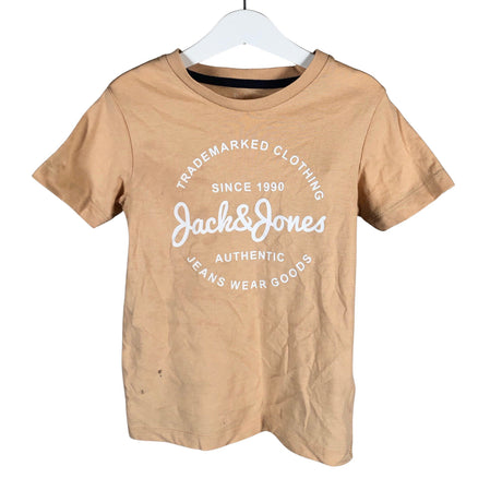 Unisex Jack & Jones - T-särk, suurus 122 - 128 - Beige ()