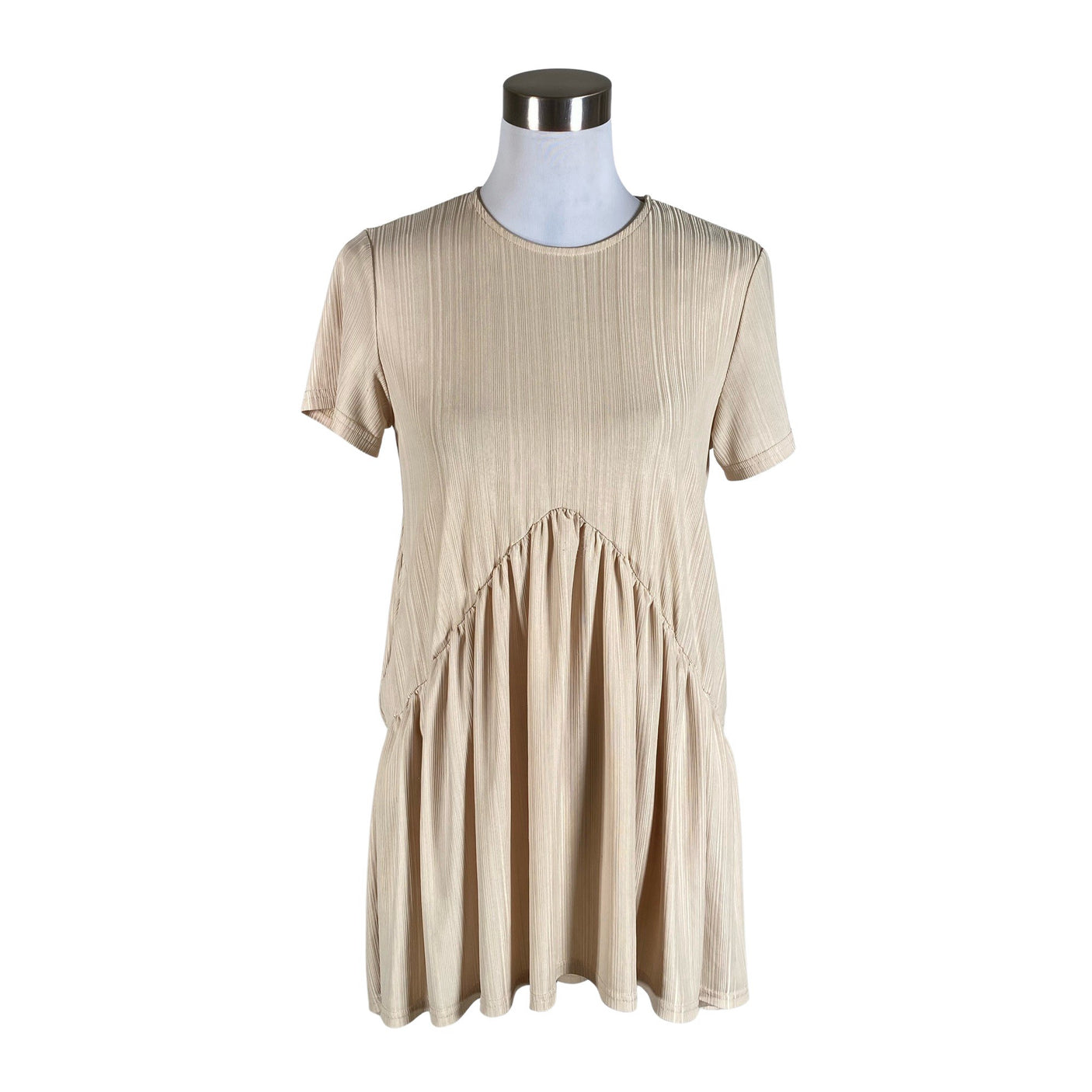 Unisex Blue Vanilla - Trikotaažist tuunika, suurus 36 - Beige (1)