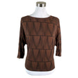 Unisex Marimekko - Trikotaažist pluus, suurus 34 - Pruun ()