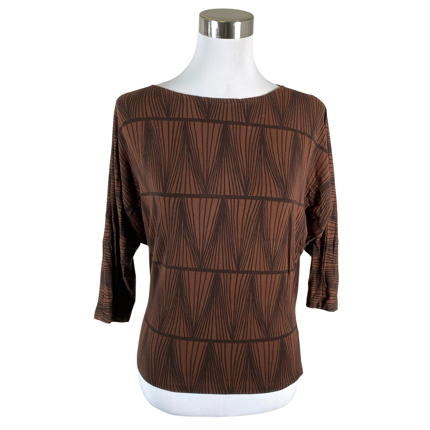 Unisex Marimekko - Trikotaažist pluus, suurus 34 - Pruun (1)