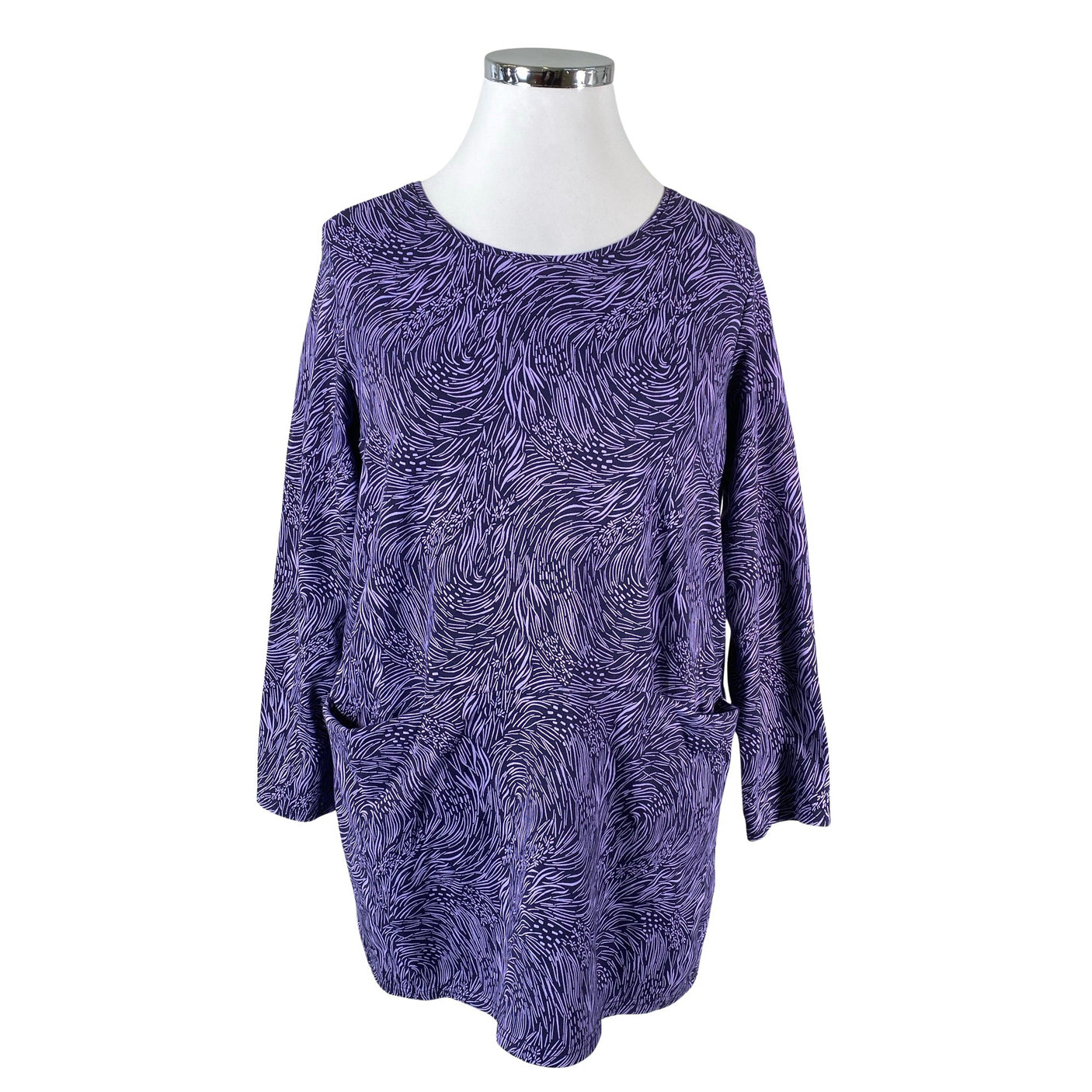 Unisex Nanso - Trikotaažist tuunika, suurus 42 - Lilla (1)