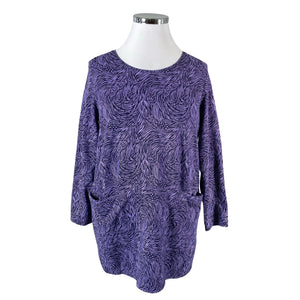 Unisex Nanso - Trikotaažist tuunika, suurus 42 - Lilla (1)
