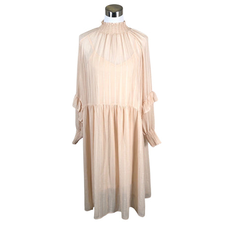 Unisex Y.A.S - Õhuke kleit, suurus 40 - Beige ()
