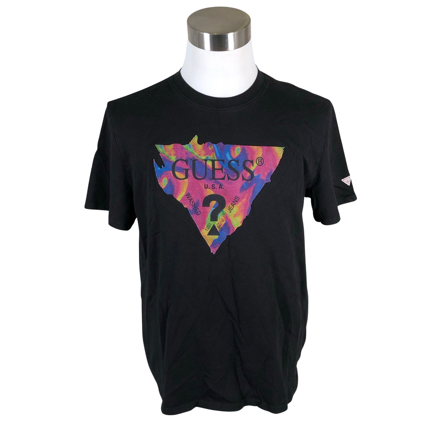 Unisex Guess - T-särk, suurus L - Must (1)