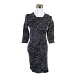 Unisex Mosaic - Trikotaažist kleit, suurus 36 - Must ()